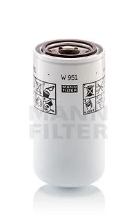 Масляний фільтр (фільтр, що вгвинчується) ABG SD200DX, SD200F AG CHEM 1254 AKTIV FISCHER M 800 ALLIS CHALMERS 715, 715D AM ASC 110 D, ASC 150 D, ASC 70, ASC 90 D BERLIET 550K BOMAG BW284 MANN W 951