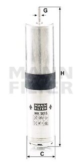 Паливний фільтр MANN WK5015Z