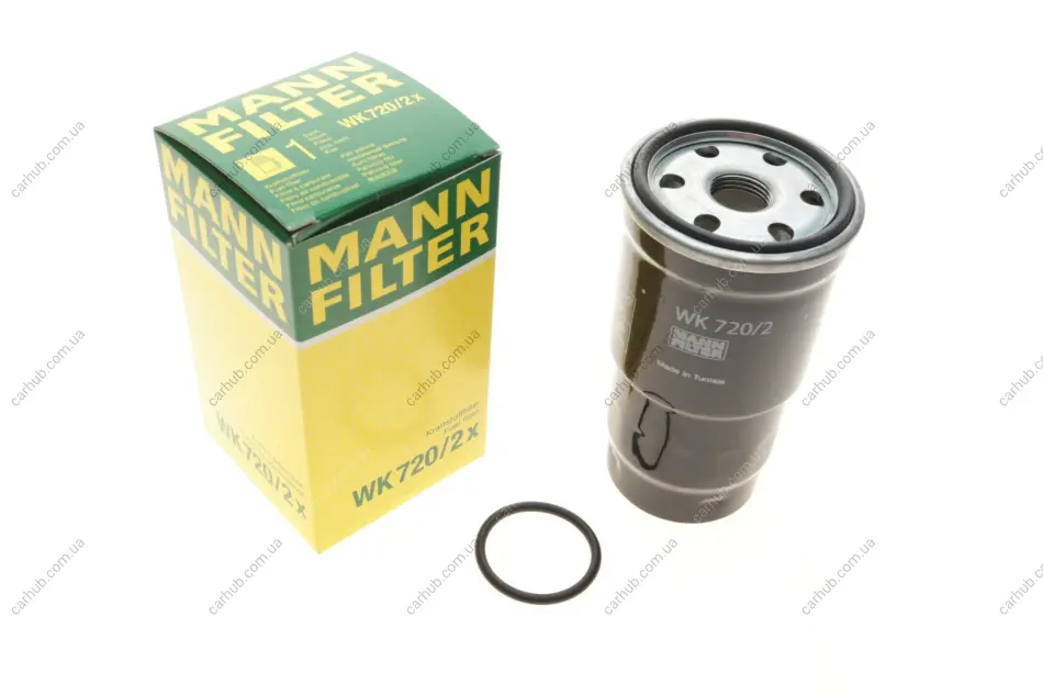 Фільтр паливний Toyota RAV4 00-/Hilux 97-05/Corolla 2.0-2.4 D 00-09 (з прокладкою) -FILTER MANN WK 720/2 X (фото 1)