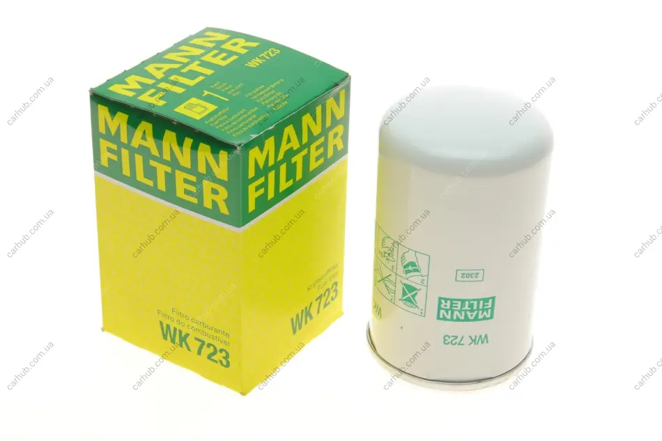 Фільтр паливний Renault Trucks 9.9D 96-/ГАЗ Газель 2.4D 93-01/2.1TD 02-13/Камаз 5.9 03- -FILTER MANN WK 723 (фото 1)
