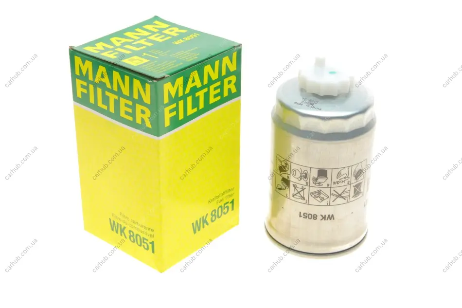 Фільтр паливний Dodge Caliber/Jeep Compass/Patriot 2.2CRD/Fiat Freemont 2.0 Multijet 10- -FILTER MANN WK 8051 (фото 1)