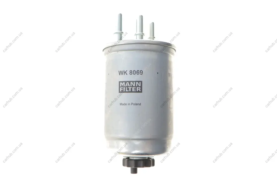 Фільтр паливний Ford Connect 1.8DI/TDCI 02-13/Mondeo 2.0-2.2 D 00-07 Kia Carnival 2.9 D 99-15 -FILTER MANN WK 8069 (фото 1)
