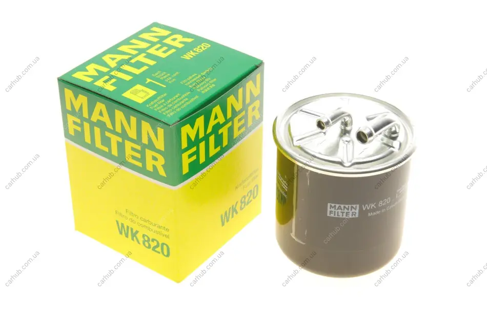 Фільтр паливний MB R-class (W251)/Mitsubishi Colt VI 1.5D/3.5 04-14 -FILTER MANN WK 820 (фото 1)