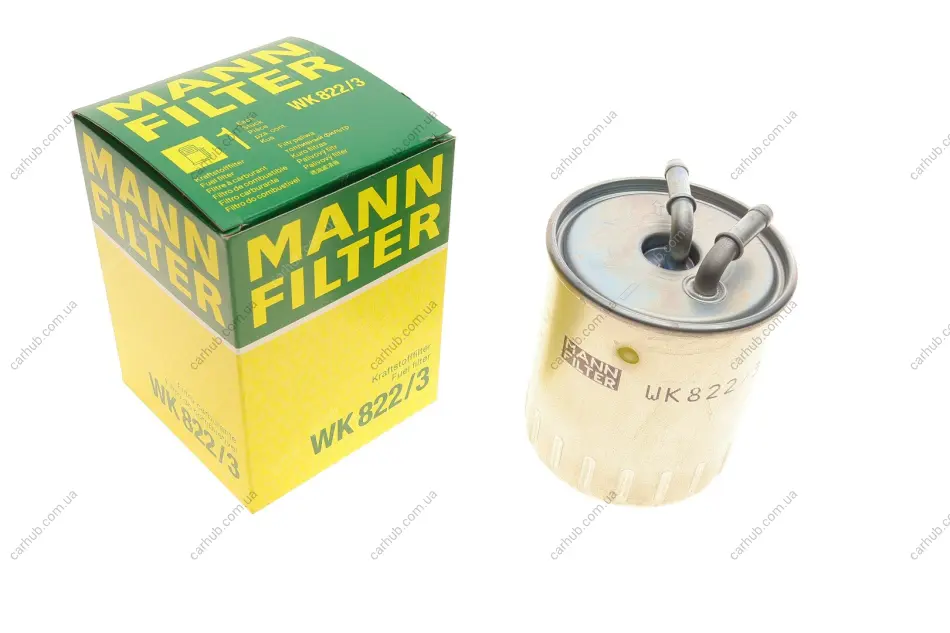 Фільтр паливний MB S-class (W220) 98-06/E-class (W211) 03-08 (OM628) -FILTER MANN WK 822/3 (фото 1)