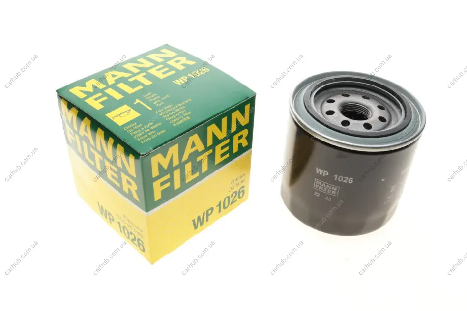 Фільтр масляний Toyota Avensis/Corolla 2.0D 97-07 -FILTER MANN WP 1026 (фото 1)