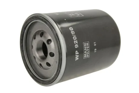 Масляний фільтр ISUZU TROOPER I, TROOPER II, N V MAZDA 626 III, 626 IV MITSUBISHI GALANT VIII, SPACE OPEL CAMPO, FRONTERA A, FRONTERA A SPORT, MONTEREY A 1.8D-3.1D 07.87-10.04 MANN WP 920/80