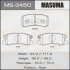 Колодки гальмівні комплект MASUMA MS3450 (фото 1)
