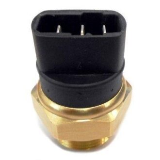 Датчик увімкнення вентилятора VW Caddy II 1.4-1.9TDi/MB Vito (W638) 95-04 (3 конт.) (чорний) MEAT&DORIA 82680