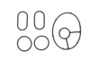 Компл. прокладок масляного радіатора VOLVO C30, C70 II, S40 II, S80 II, V50, V70 III CITROEN C4, C4 GRAND PICASSO I, C4 I, C4 II, C4 PICASSO I, C5 II, C5 III, C8, DS4, DS5 2.0/2.0D/2.0DH 10.99- MEAT&DORIA MD01623 (фото 1)