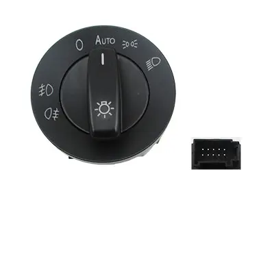 Вимикач світла головний VW CADDY III, EOS, GOLF PLUS V, GOLF V, GOLF VI, JETTA III, PASSAT B6, TIGUAN, TOURAN 02.03-07.18 MEAT&DORIA MD23809 (фото 1)