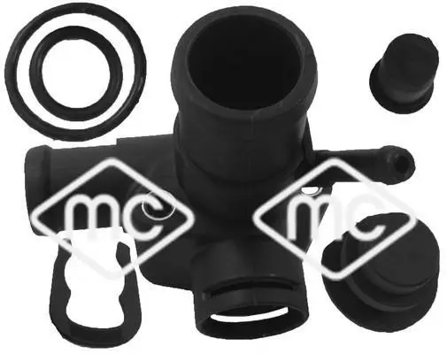 Фланець системи охолодження VW Golf/Passat/Sharan AUDI 80/A6/A4 1.9TDI 91-10 (трійник) Metalcaucho 03542 (фото 1)