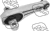 Подушка двигуна задня Fiorino/Qubo 1.4i 08- Metalcaucho 06493 (фото 1)