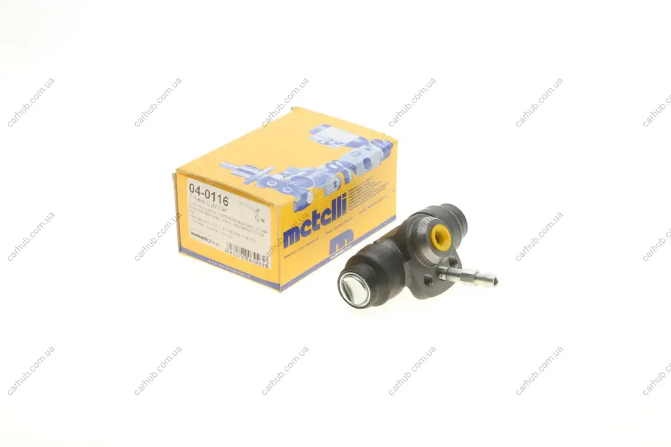 Циліндр гальмівний (задній) Audi 50/80 72-87/VW Golf I/II/Jetta I/II/Passat/Polo/Scirocco 74-94 METELLI Metelli 04-0116 (фото 1)