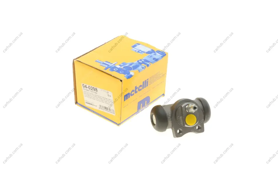 Циліндр гальмівний (задній) Chevrolet Aveo 03-/Daewoo Lanos/Nexia 97-/Opel Astra F/Corsa/Kadett 84-09 METELLI Metelli 04-0298 (фото 1)