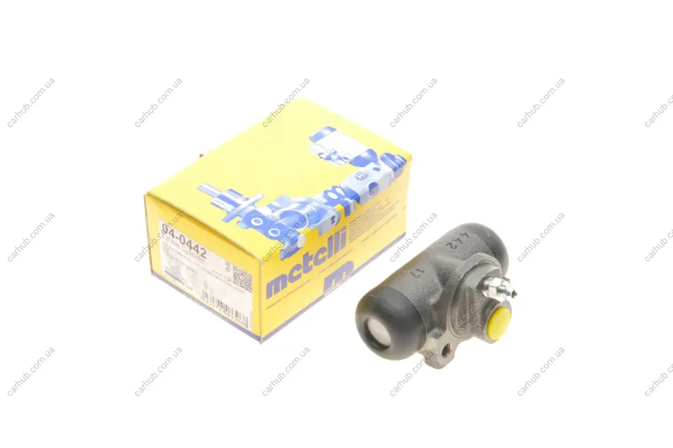 Циліндр гальмівний (задній) Fiat Panda 03-/Punto 93-00/Idea 04-/Lancia Musa 04-12/Y 95-03 Metelli 04-0442 (фото 1)