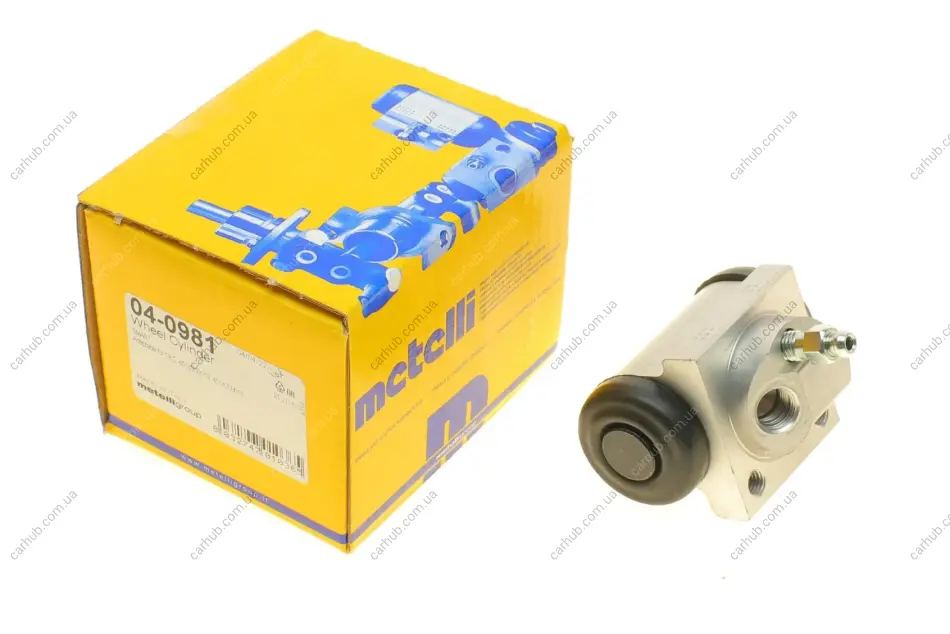 Циліндр гальмівний (задній) Smart Fortwo 04- (R) (d=20,64mm) METELLI Metelli 04-0981 (фото 1)