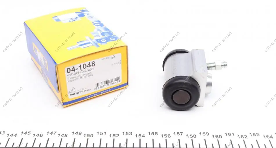 Циліндр гальмівний (задній) Citroen C3/C4 Cactus 16-/C-Elysse/Peugeot 208/301 12-/Opel Corsa F 19- METELLI Metelli 04-1048 (фото 1)