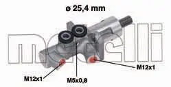 Циліндр гальмівний (головний) Audi A4/A6/Skoda Superb/VW Passat 1.6-4.2 97-09 (d=25.4mm) (Aluminium) Metelli 05-0613 (фото 1)