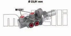 Циліндр гальмівний (головний) Fiat Doblo/Opel Combo 10-23 (d=23.81mm) Metelli 05-0779 (фото 1)