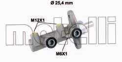 Циліндр гальмівний (головний) Hyundai Tucson 09-/Kia Sportage 2.0 CRDi 06- (d=25.4mm) Alu Metelli 05-0819