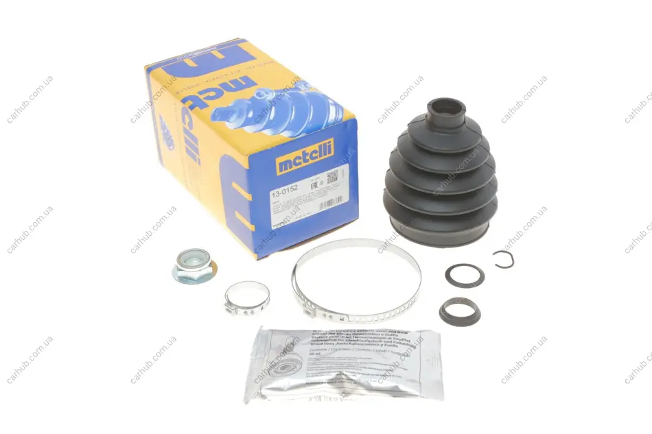 Пильник ШРКШ (зовнішній) Audi A3/TT/Skoda Octavia 96-10/VW Golf/Passat B3-B5 91-06 (26x87x117)(к-кт) METELLI Metelli 13-0152 (фото 1)