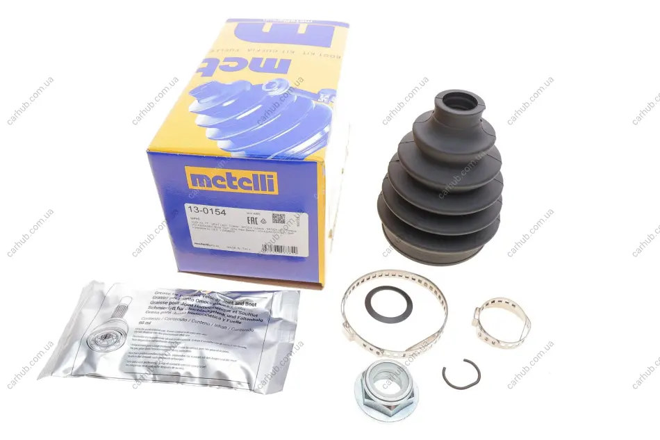 Пильник ШРКШ (зовнішній) Audi A3/TT/Seat Leon/Toledo/Skoda Octavia/VW Golf 96-10 (22x76x113) (к-кт) METELLI Metelli 13-0154 (фото 1)