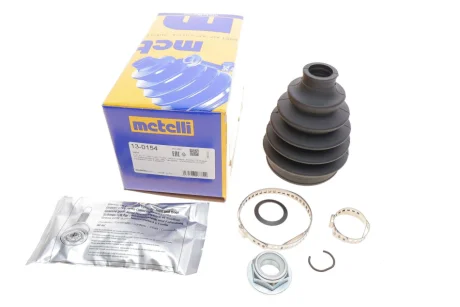 Пильник ШРКШ (зовнішній) Audi A3/TT/Seat Leon/Toledo/Skoda Octavia/VW Golf 96-10 (22x76x113) (к-кт) METELLI Metelli 13-0154