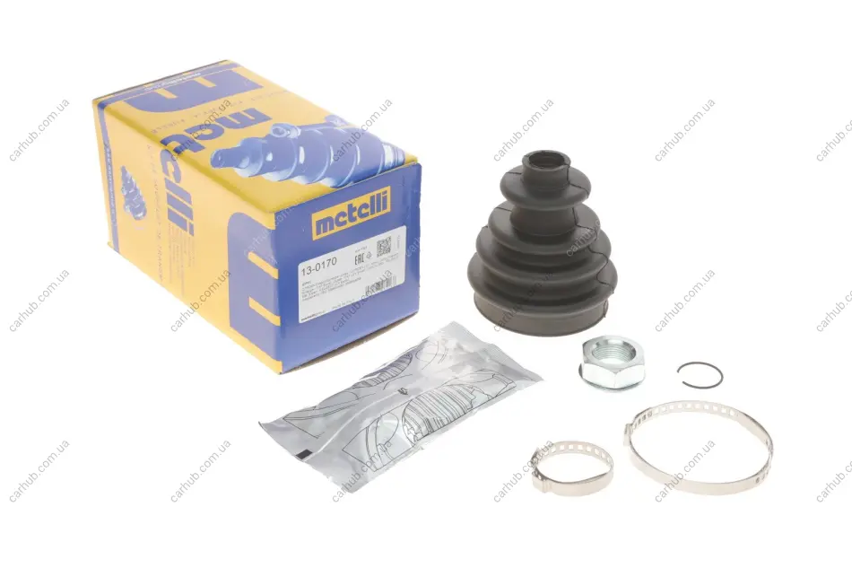 Пильник ШРКШ (зовнішній) Citroen Jumpy/Evasion/Fiat Scudo/Peugeot 806/Expert 94-06 (25x86x96) (к-кт) METELLI Metelli 13-0170 (фото 1)