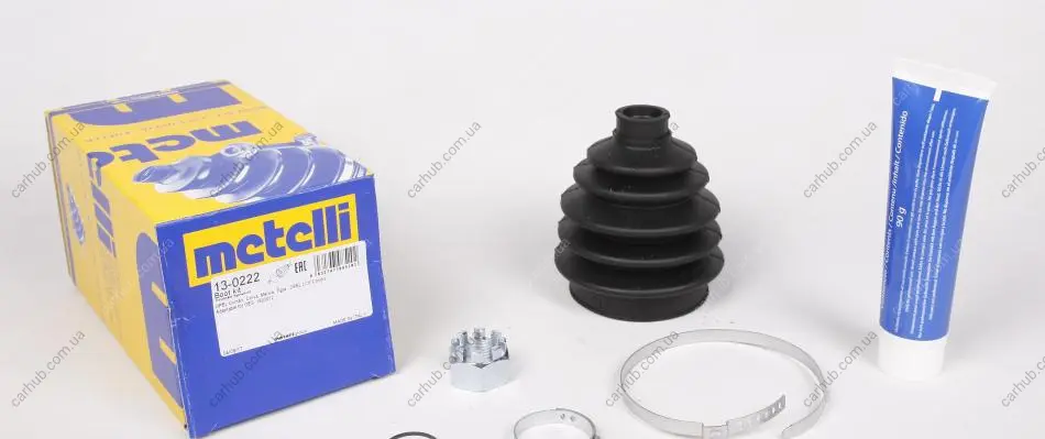 Пильник ШРКШ (зовнішній) Opel Combo 01-/Corsa C 00-09/Meriva A 03-10 (25x78x130) METELLI Metelli 13-0222 (фото 1)