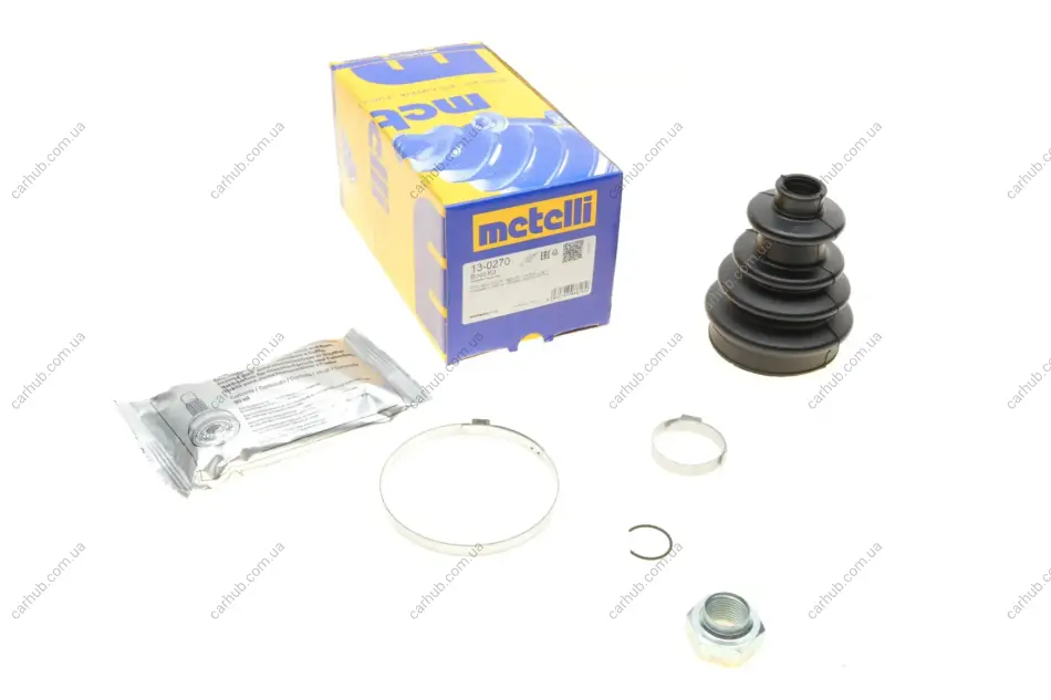 Пильник ШРКШ (зовнішній) Opel Agila 00-07/Suzuki Wagon R+ 01- (20x68x100) (к-кт) Metelli 13-0270 (фото 1)