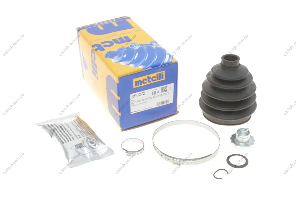 Пильник ШРКШ (зовнішній) Seat Ibiza 02-15/Skoda Rapid 12-15/Fabia/VW Polo 99- (25x78x130) (к-кт) METELLI Metelli 13-0272 (фото 1)