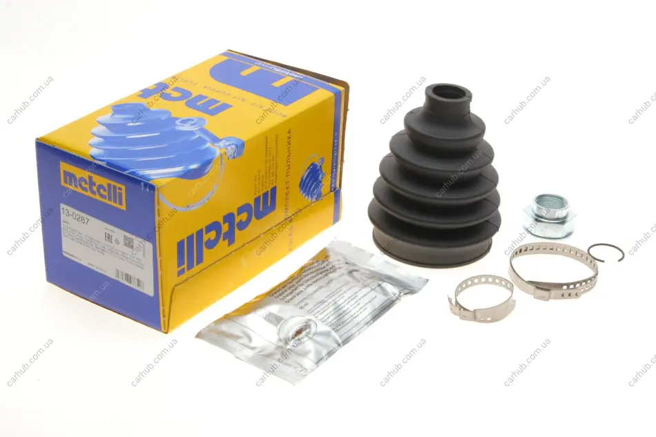 Пильник ШРКШ (зовнішній) Citroen Nemo 10-/Fiat Doblo 01-/Fiorino/Qubo 07-/Panda 12- (25x78x130)(к-т) METELLI Metelli 13-0287 (фото 1)