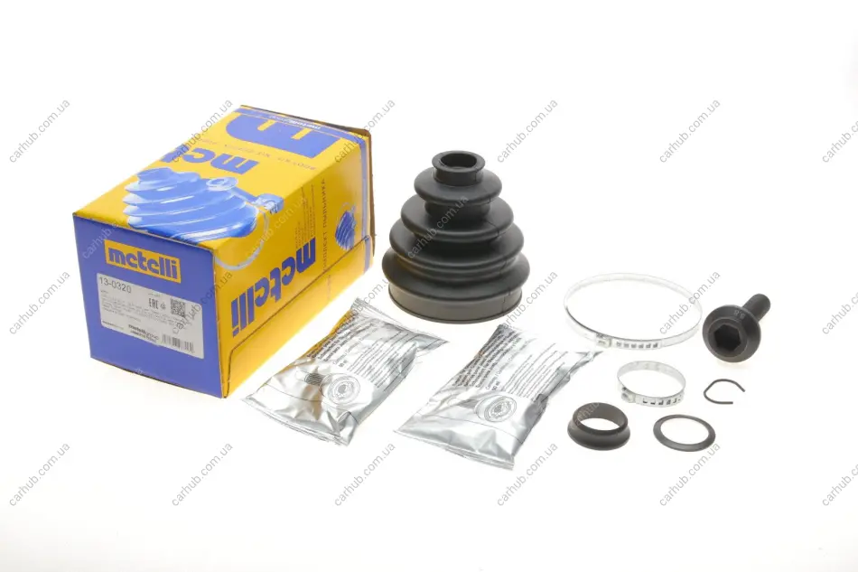 Пильник ШРКШ (зовнішній) Audi A3/Skoda Octavia/SuperB/VW Caddy/Golf/Passat B6/B7 04-15 (25x90x107) METELLI Metelli 13-0320 (фото 1)