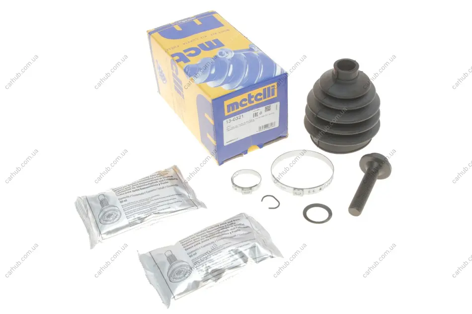 Пильник ШРКШ (зовнішній) Seat Altea 06-/Leon/Skoda Octavia/VW Golf V 03-13 (22x76x113) (к-кт) METELLI Metelli 13-0321 (фото 1)