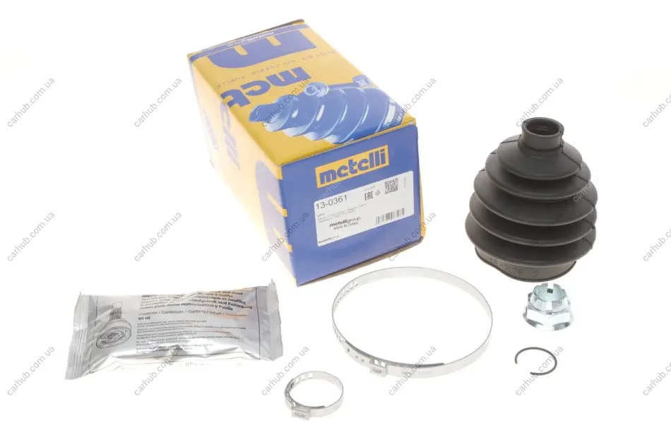 Пильник ШРКШ (зовнішній) Renault Megane II 03-/Scenic II/Grand Scenic II 03-09 (22x82x126) (к-кт) METELLI Metelli 13-0361 (фото 1)