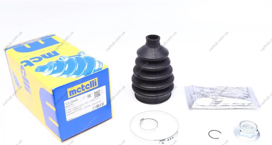 Пильник ШРКШ (зовнішній) Ford Fiesta 01-/Fusion 04-12/Mazda 2 03-07 (22x72x127) (к-кт) Metelli 13-0444 (фото 1)