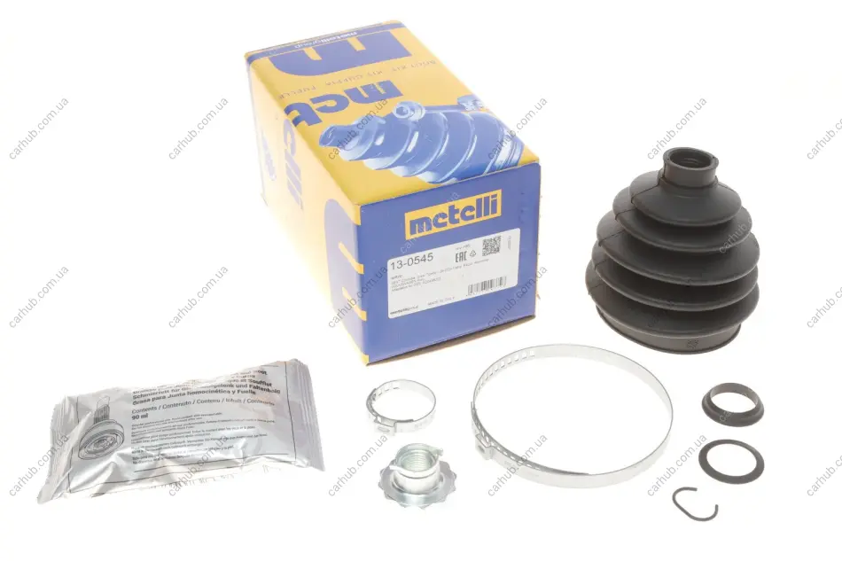 Пильник ШРКШ (зовнішній) Skoda Fabia 11-/Rapid 12-15/Roomster 07-15/VW Polo 09- (22x75x112) (к-кт) METELLI Metelli 13-0545 (фото 1)