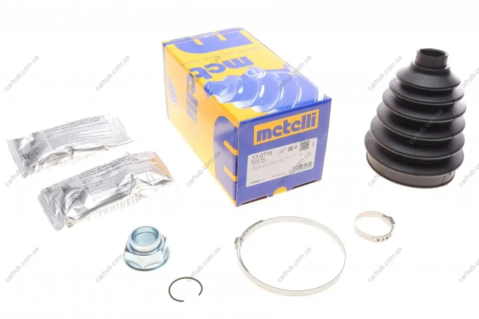 Пильник ШРКШ (зовнішній) Renault Master III 12-/Opel Movano B/Nissan NV400 14- (26x86x138) (к-кт) METELLI Metelli 13-0716 (фото 1)