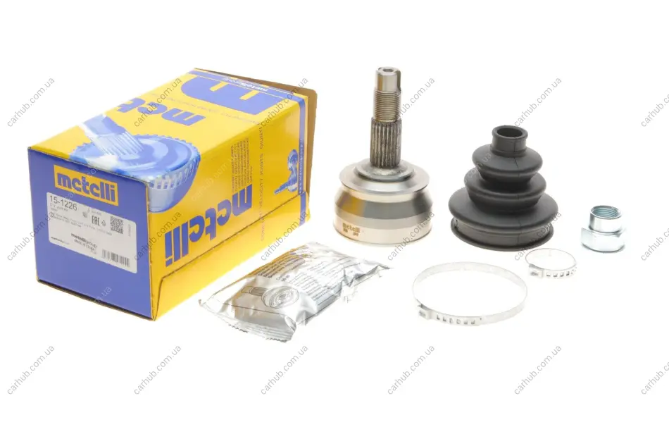 ШРКШ (зовнішній) Fiat Brava/Bravo I 1.4/1.4 12V/1.6 16V /Punto 1.7TD 95-01 (22z/22z/46mm/80mm) METELLI Metelli 15-1226 (фото 1)