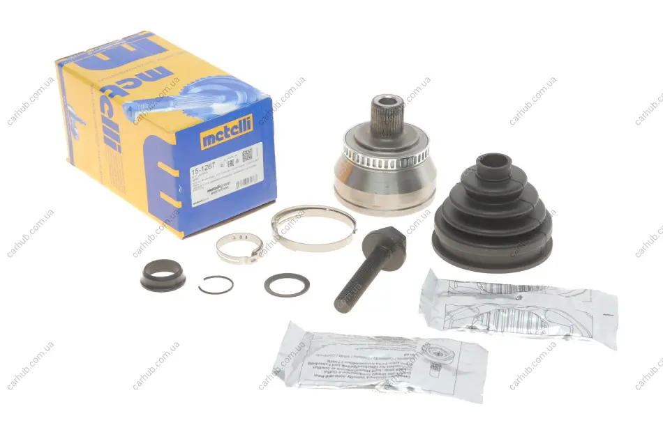 ШРКШ (зовнішній) Audi A4/A6/A8/VW Passat 94-05/Skoda SuperB 01-08 (38z/27z/59.5mm/98mm/34mm)(+ABS45z) METELLI Metelli 15-1267 (фото 1)