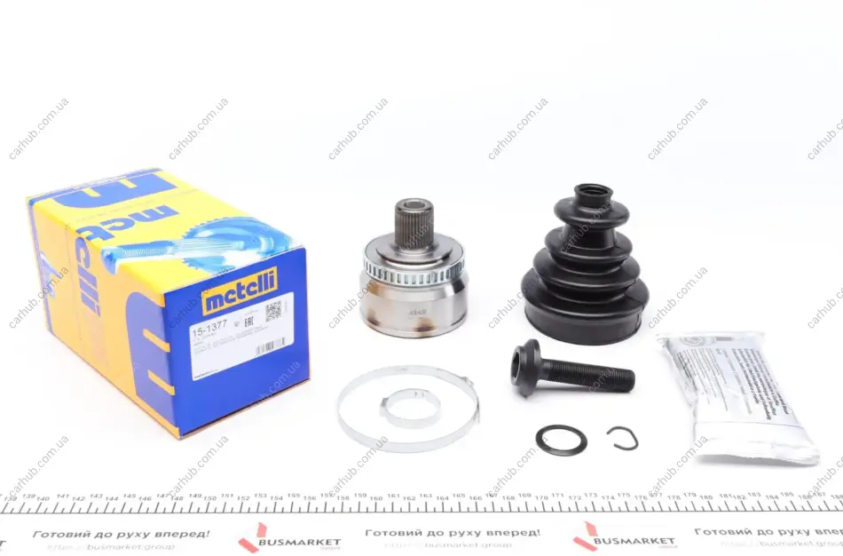 ШРКШ (зовнішній) Audi A4 95-01/A6/VW Passat B5 96-05 (38z/30z/59.6mm/87.9mm/34mm) (+ABS45z) Metelli 15-1377 (фото 1)