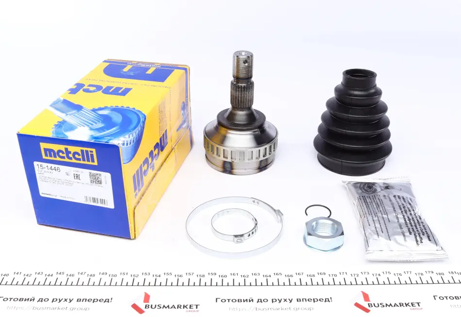 ШРКШ (зовнішній) Citroen Berlingo 96-05/Peugeot Partner 00-08 (25z/34z/58.5mm/87.75mm/46mm) (+ABS29z) Metelli 15-1446 (фото 1)
