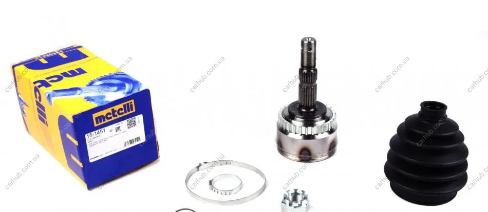 ШРКШ (зовнішній) Opel Combo 01-/Corsa C 00-09/Meriva A/Tigra 03-10 (22z/23z/52mm/82mm/58mm) (+ABS29z) Metelli 15-1451 (фото 1)