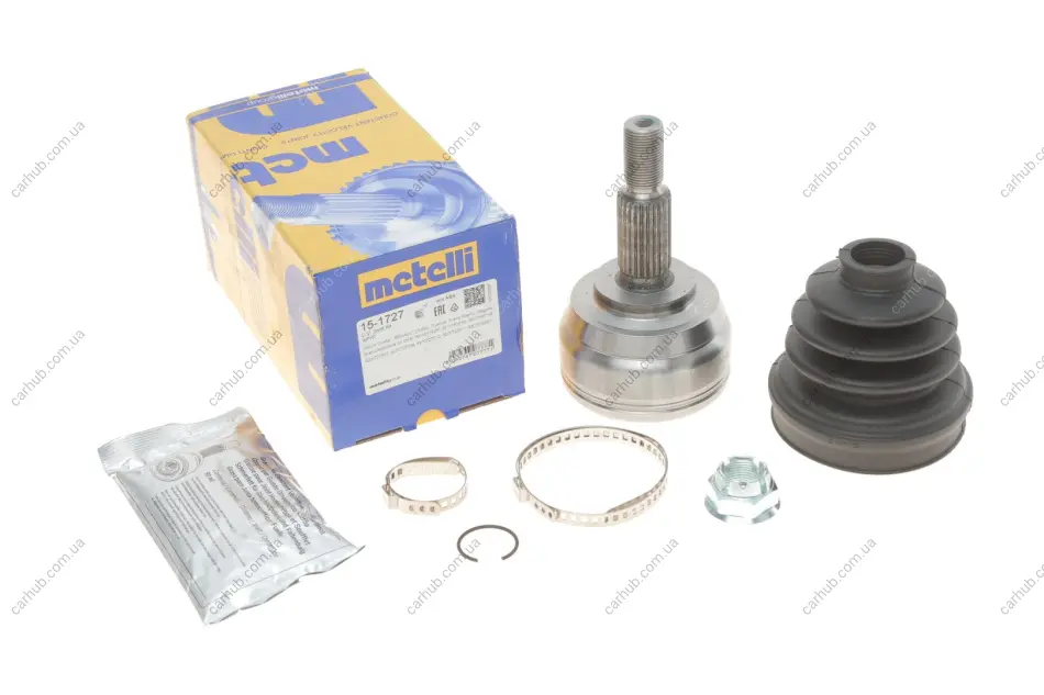 ШРКШ (зовнішній) Renault Megane/Scenic 08-/Fluence/Dacia Duster 10- (25z/33z/52.5mm/89.9mm/53.9mm) METELLI Metelli 15-1727 (фото 1)