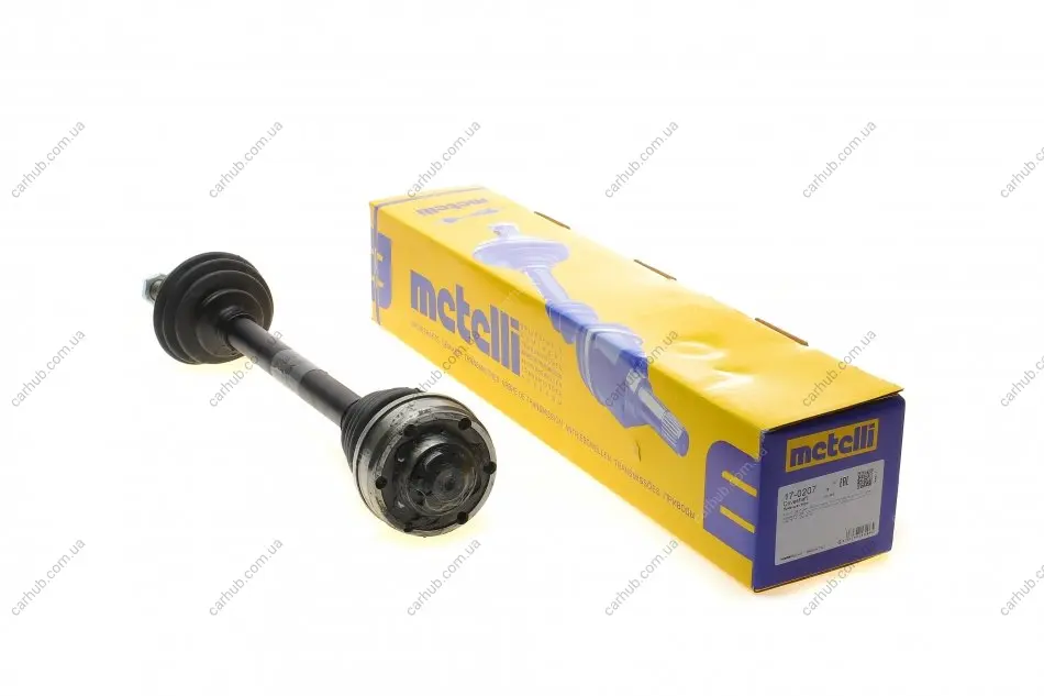 Піввісь (передня) (L) Audi A3 96-03/Skoda Octavia 96-10/VW Golf IV/Bora 97-06 (36z/33z/554mm) Metelli 17-0207 (фото 1)