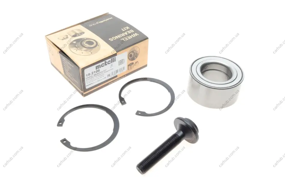 Підшипник маточини (передньої) Audi 80/90/A4/A6/VW Passat 88-05 (39x75x37) METELLI Metelli 19-2106 (фото 1)