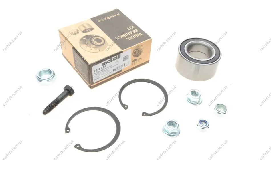 Підшипник маточини (передньої) VW Caddy II 95-04/Golf 85-02 (40x72x37) (к-кт) METELLI Metelli 19-2224 (фото 1)