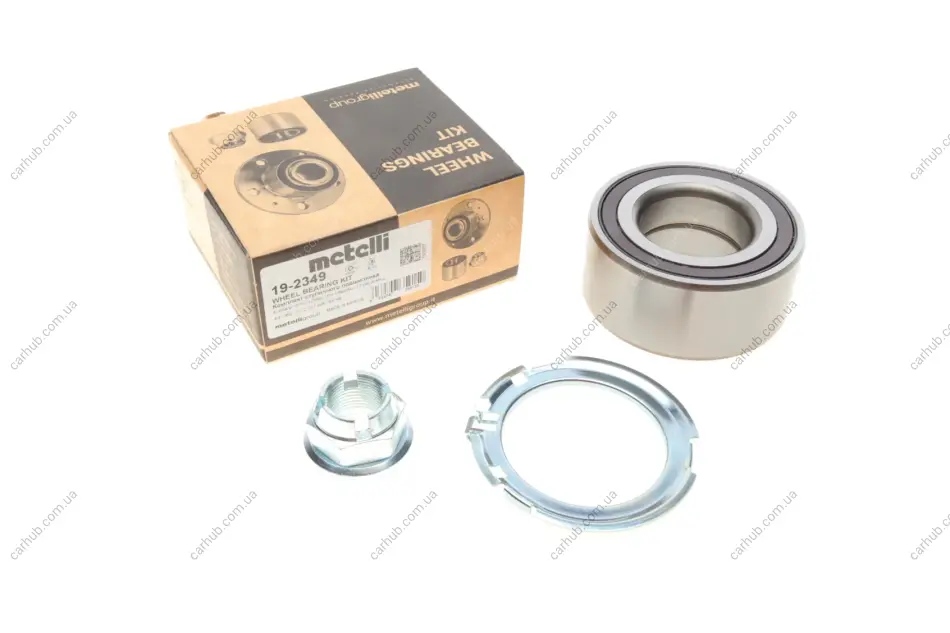 Підшипник маточини (передньої) Renault Trafic/Opel Vivaro/Nissan Primastar 01- (45x88x39)(+ABS) METELLI Metelli 19-2349 (фото 1)