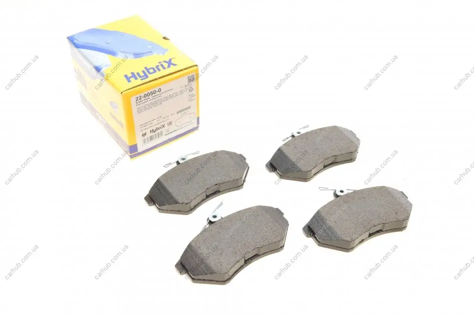 Колодки гальмівні (передні) Seat Cordoba/Ibiza/Toledo 93-02/VW Golf/Passat B2-B4 83-99 METELLI Metelli 22-0050-0 (фото 1)