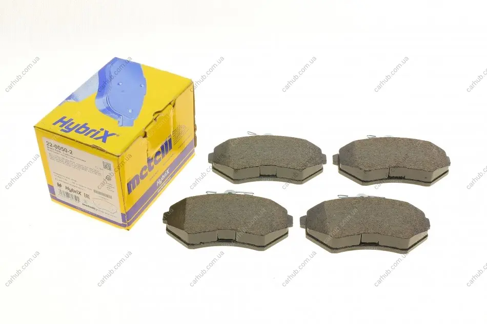 Колодки гальмівні (передні) Seat Ibiza/Cordoba/VW Caddy 95-04/Golf/Passat 88-99/Chery Amulet 10-14 METELLI Metelli 22-0050-2 (фото 1)